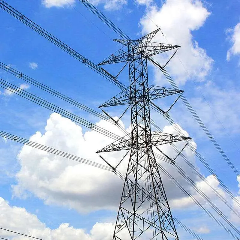 132kV galvaniseret vinkelstål transmissionstårn
