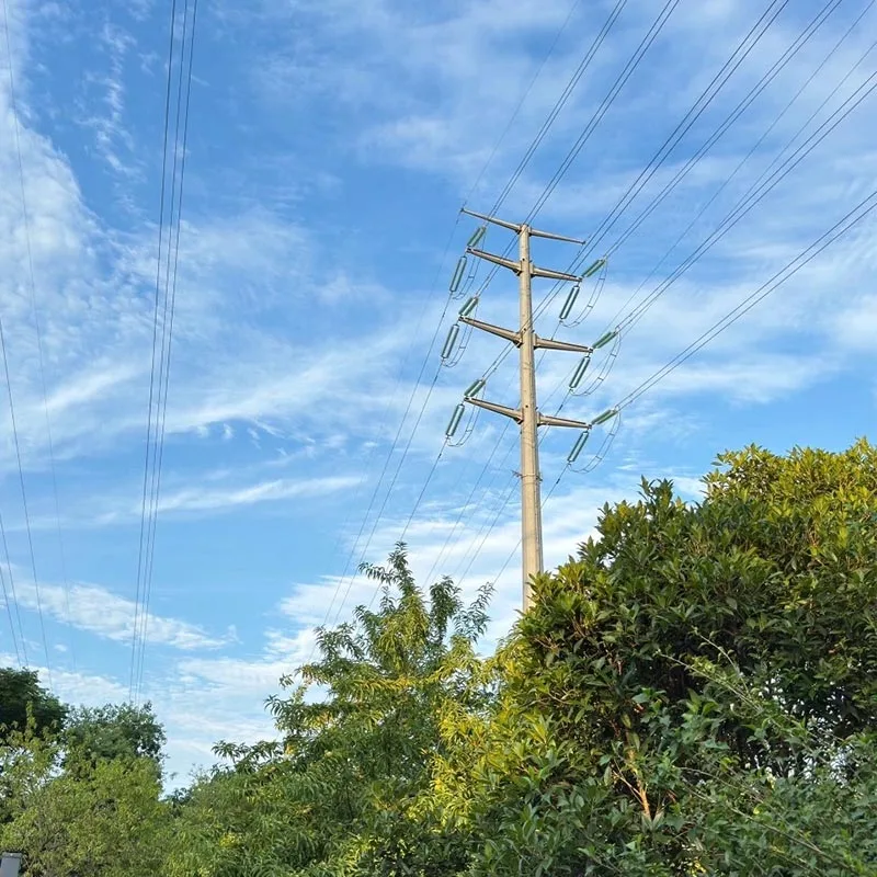 Galvanized Steel Pipe Transmission Tower