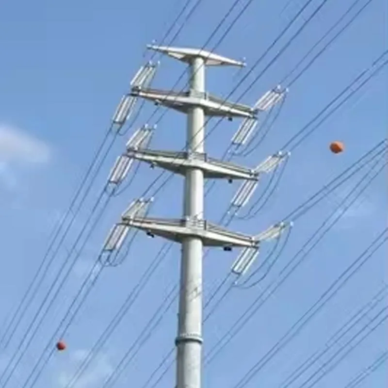 33kV Tubular Steel Distribution Pole